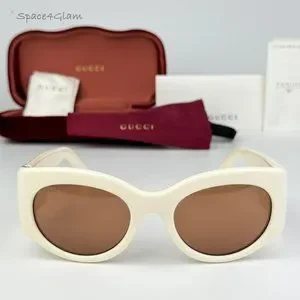 Gucci | Accessories | Brand New Gucci Gg544s 04 Ivory Brown 